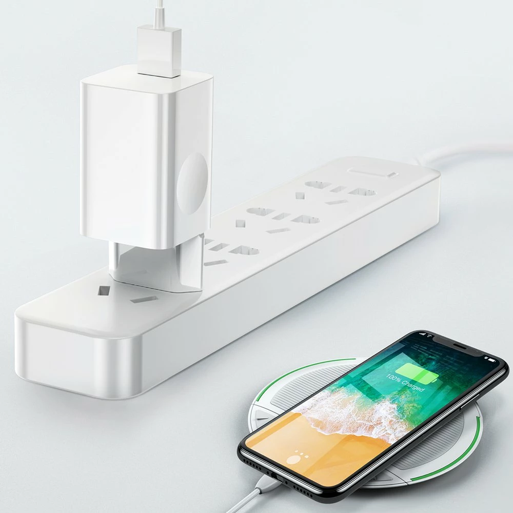 Karikues rrjeti Baseus CCALL-BX02, USB-A, 24W, QC 3.0, Bardhë