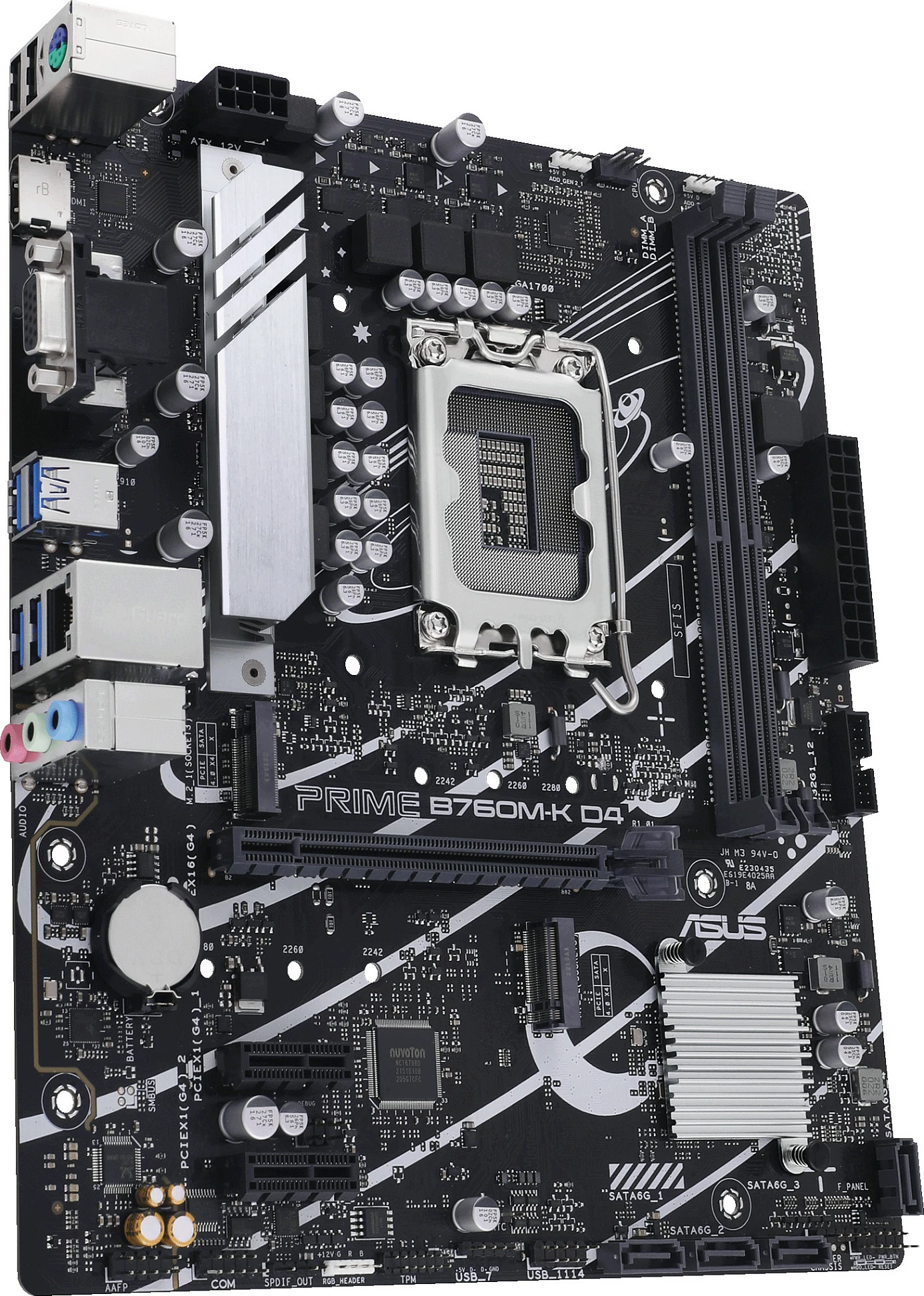 Pllakë amë ASUS PRIME B760M-K D4, LGA 1700, DDR4, micro ATX
