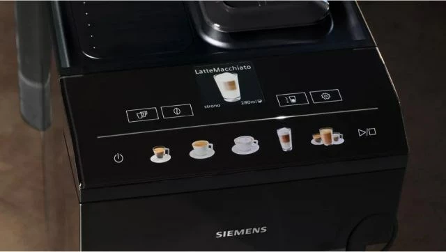Aparat kafeje Siemens EQ.500 TP513R09, plotësisht automatik, 1.9 L, i zi