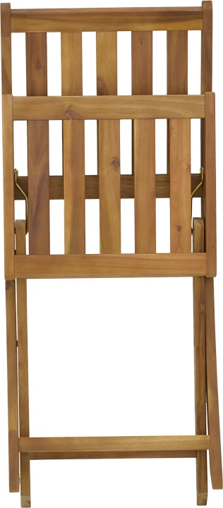 Karrige palosëse Elijie, dru akacie, ngjyrë natyrale, 45x62x90cm