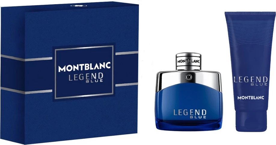 Set Eau de Parfum për meshkuj Mont Blanc Legend Blue, 50ml + Shower Gel 100ml