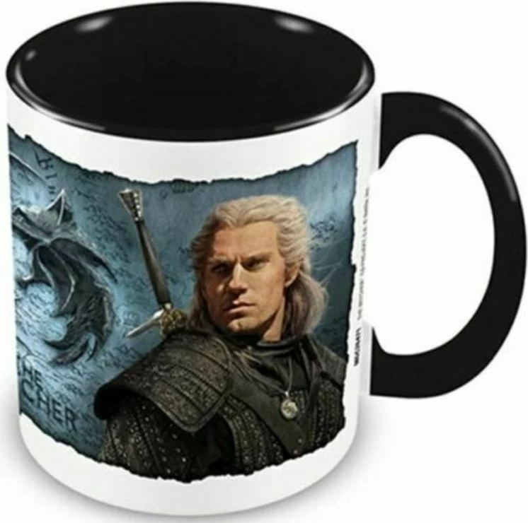 Skodelicë Pyramid International The Witcher Bound by Fate 315 ml, me brendi të zezë