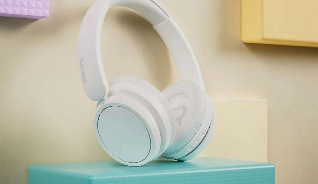 Kufje Philips TAH5209WT/00, Bluetooth 5.3, on-ear, 65 orë, të palosshme, të bardha