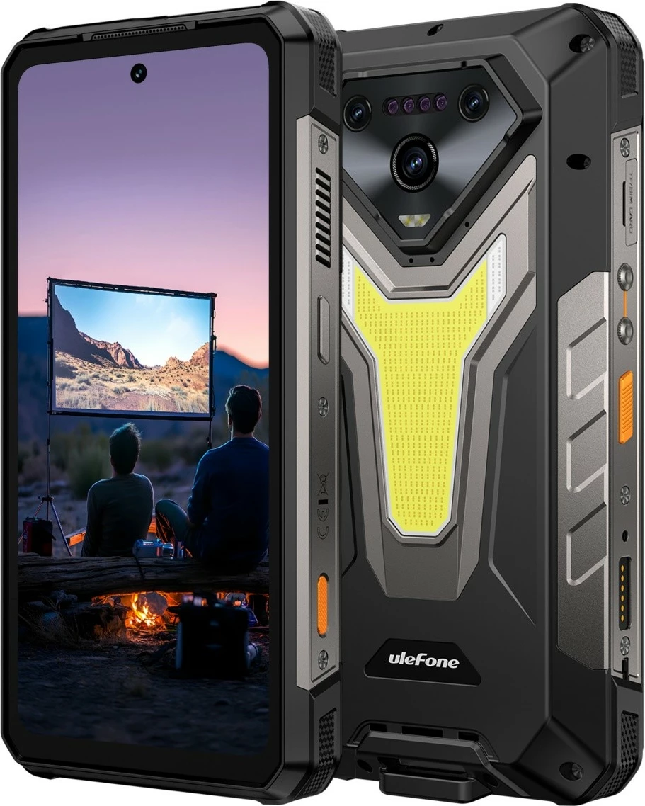 Celular Ulefone Armor 34 Pro Plus 5G 16/512GB, projektor DLP 150 lm, bateri 25500 mAh, i zi