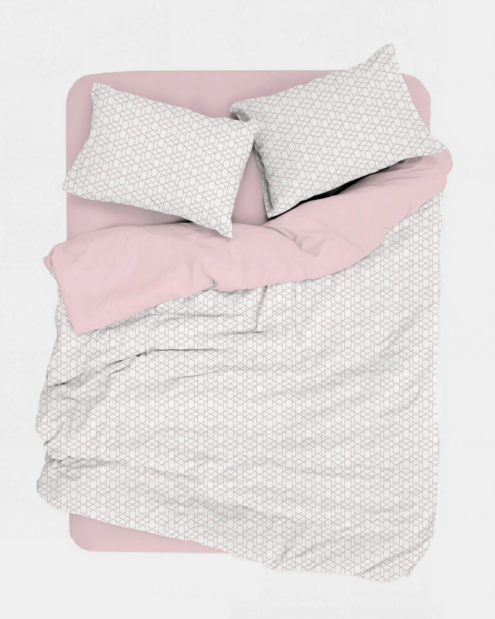 Set mbulesë për jorgan king size, ngjyrë rozë, L'Essentiel Linge de Maison, Best Kombin