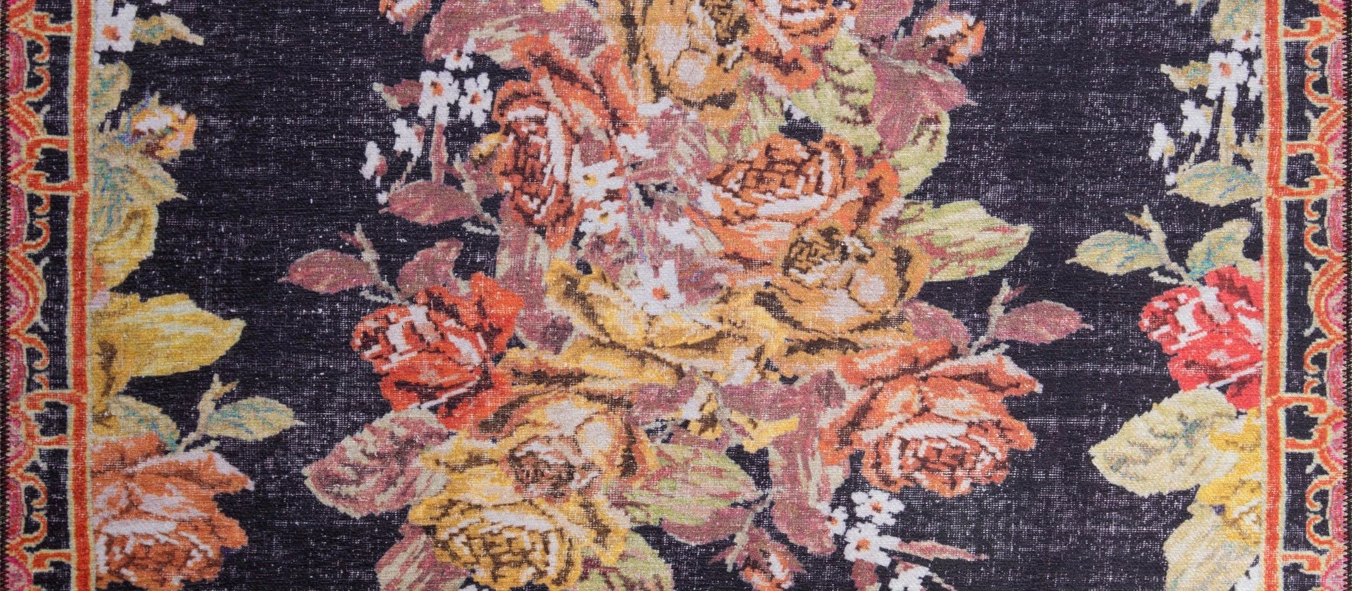 Qilim Conceptum Hypnose, Soul Chenille, ngjyrë e zezë, 210x310cm