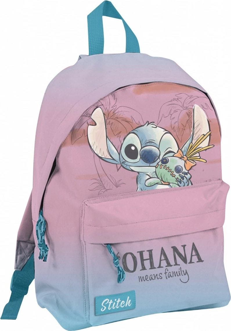 Çantë shpine Kids Euroswan Lilo & Stitch ST00032, 29 cm, rozë/azure, për vajza