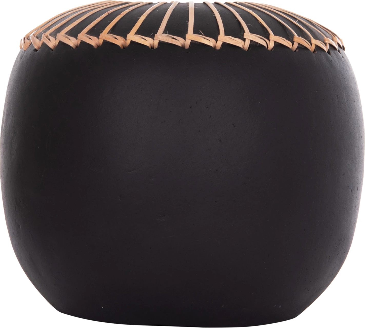 Vazo dekorative tavoline LENNOX, terrakotë e zezë, FH4675.01L, 22x20cm