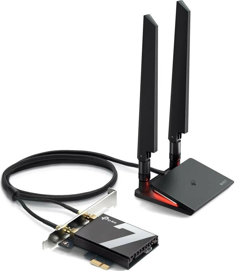 Adapter WiFi TP-Link Archer TBE550E, PCI-E, WiFi 7, Bluetooth 5.4, i zi