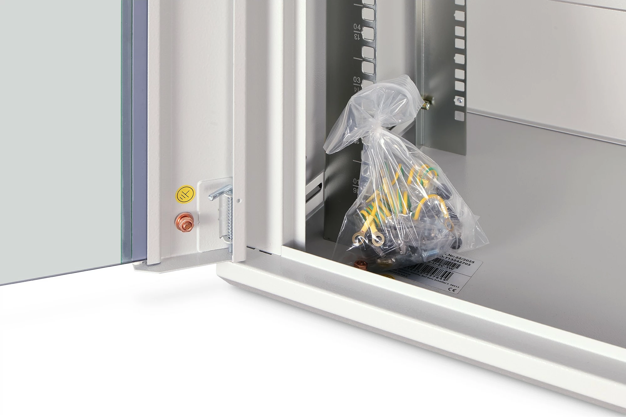 Kasë rrjeti Digitus Dynamic Basic 19U, 600x450 mm, montim në mur, gri