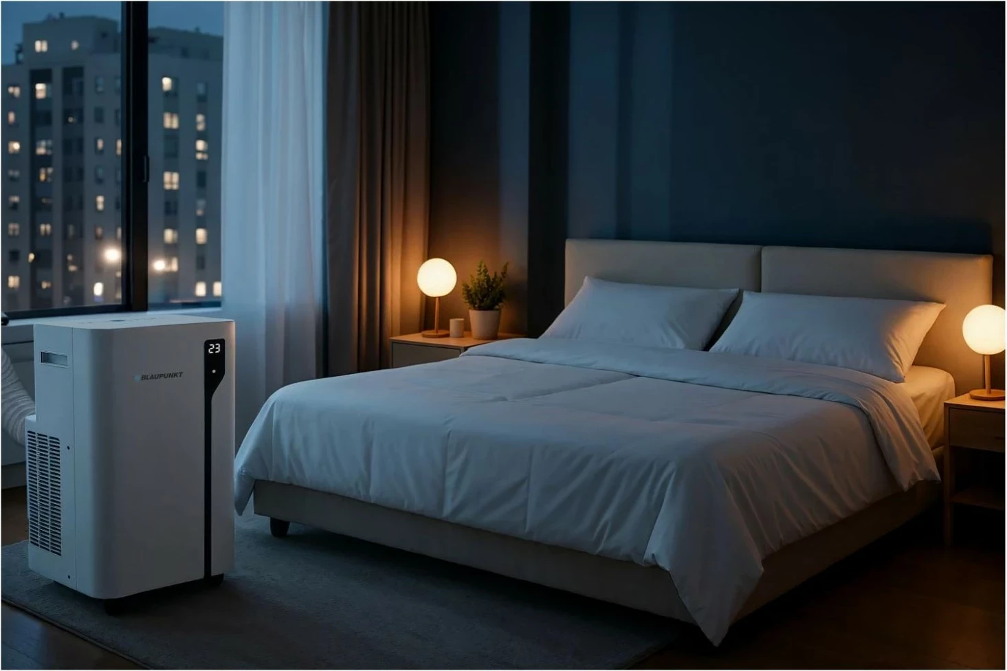 Kondicioner dyshemeje Blaupunkt ACP414H, 14000 BTU, Wi-Fi, i bardhë