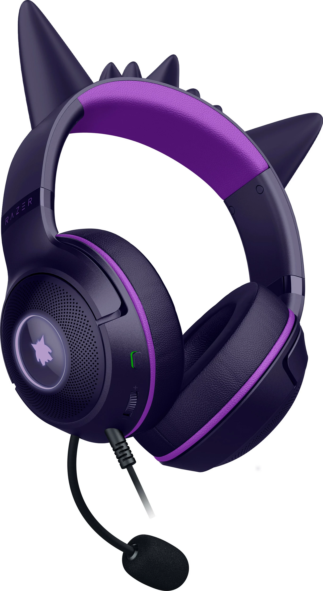Kufje Razer Kraken Kitty V2 Pokemon Gengar Edition, me kabllo USB, RGB, Virtual 7.1, rozë