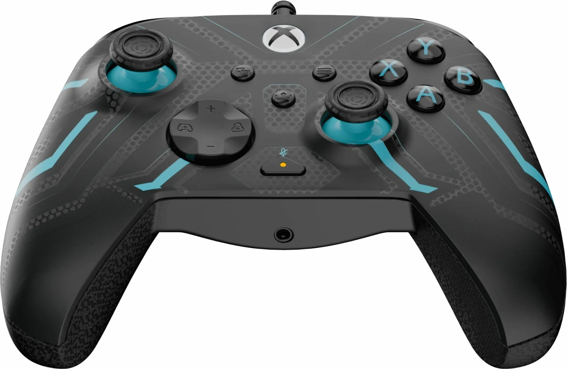 Kontrollor me kabllo PDP REMATCH për Xbox, USB-C 2.4 m, Titan Steel Glow in the Dark