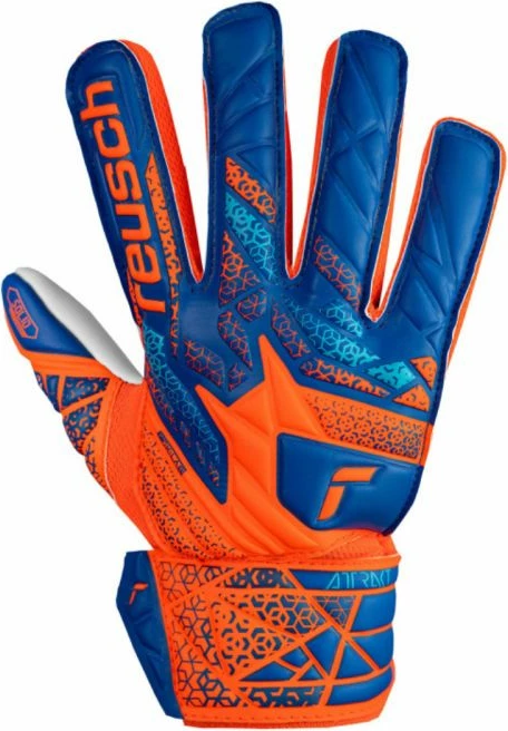 Dorëza portieri për fëmijë Reusch, blu-portokalli