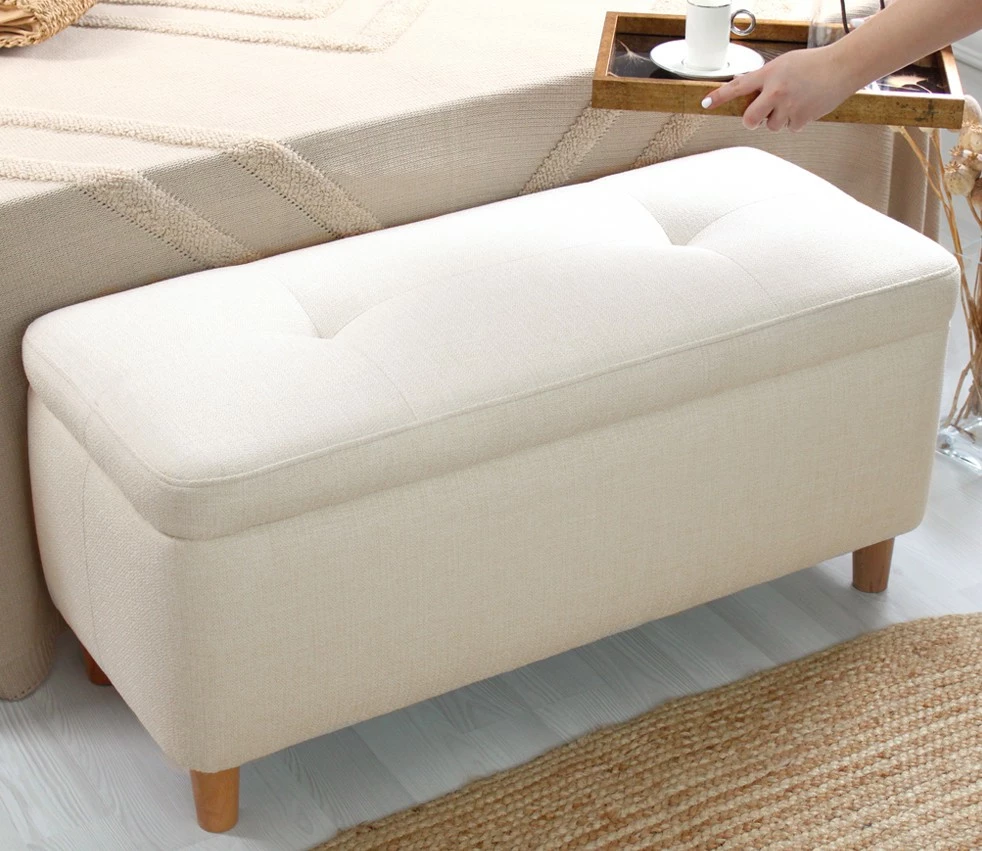Puf Atelier del Sofa, ngjyrë krem, Rocio