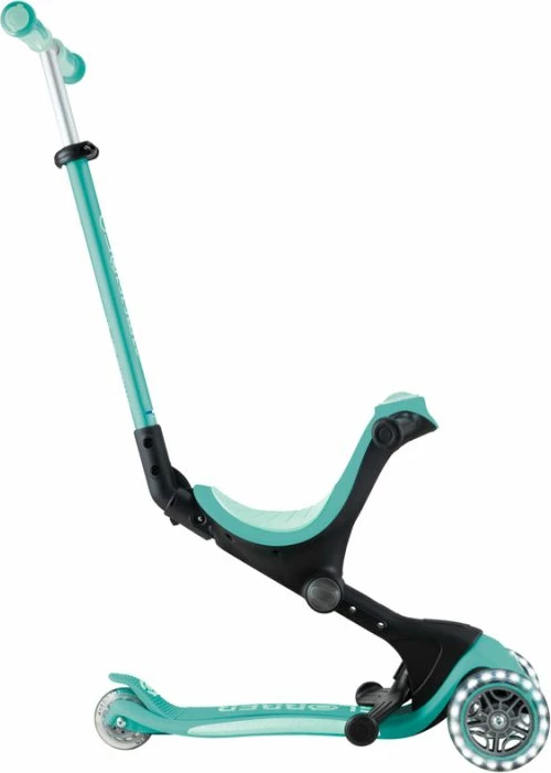 Trotinetë me ulëse Globber GO•UP DELUXE LIGHTS 3-në-1 për fëmijë