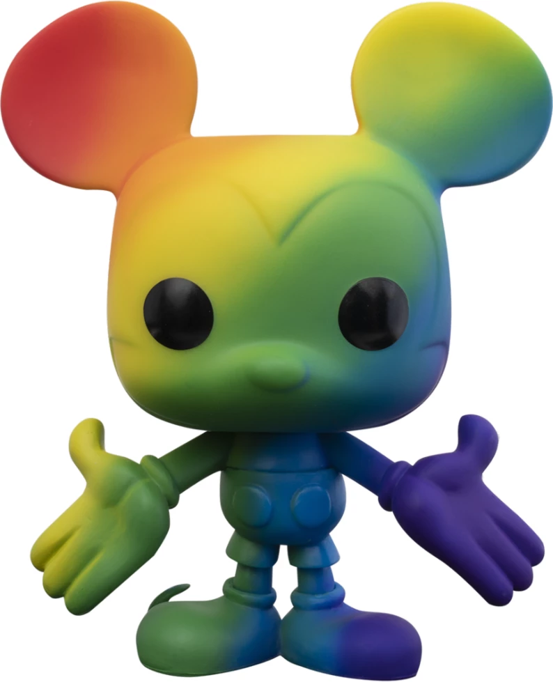 Figurinë Funko POP Disney Pride Mickey Mouse, vinyl, shumëngjyrëshe (rainbow)