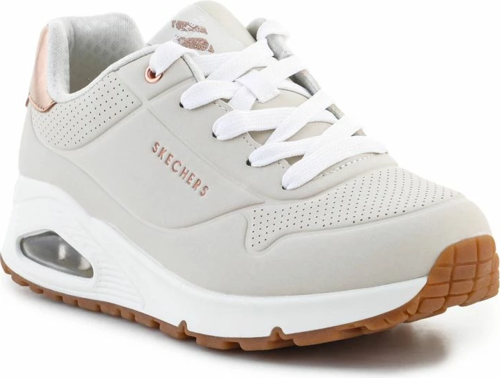 Këpucë Skechers femra, të kremta [Madhësia: 33]