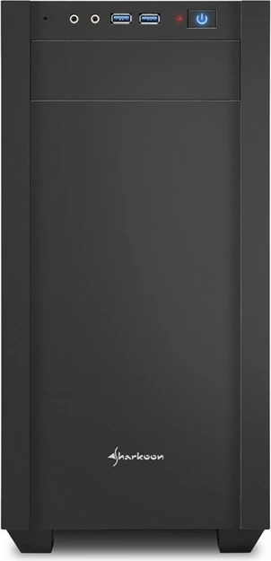 Kasë Sharkoon S1000, Tower, PC, micro ATX, Mini-ITX, Metal, e zezë