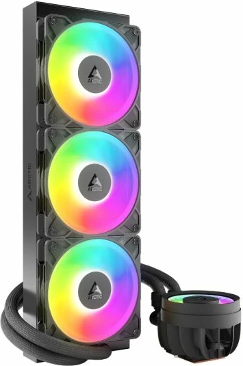 Ftohës uji për CPU ARCTIC Liquid Freezer III Pro 360mm A-RGB, set 3x120mm, i zi