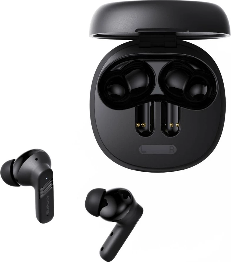 Kufje TWS 4smarts SkyBuds Screen Pro ANC, Bluetooth 5.4, ekran, të zeza