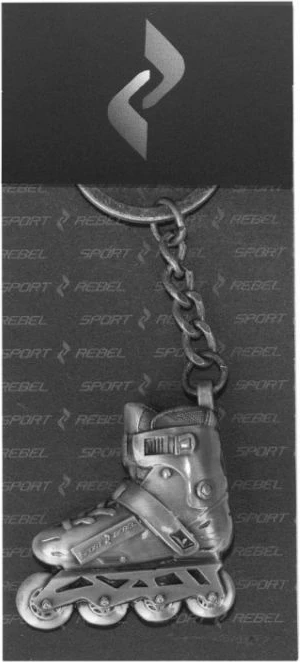 Çelës i çelikut Sportrebel, i argjendtë [Ngjyra: E zezë]