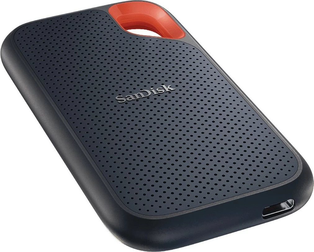 SSD portabël SanDisk Extreme, 500 GB, USB Type-C, 3.2 Gen 2, 1050 MB/s, Mbrojtje me fjalëkalim, E zezë