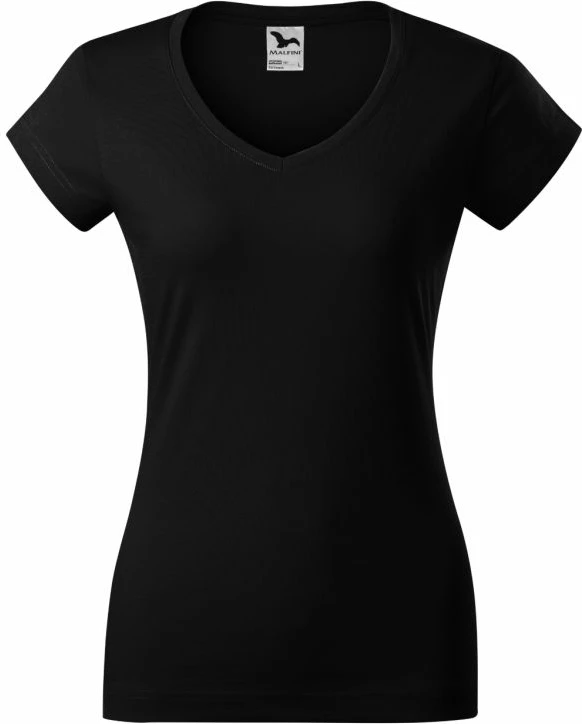 Maicë V-qafë për femra Adler, e zezë