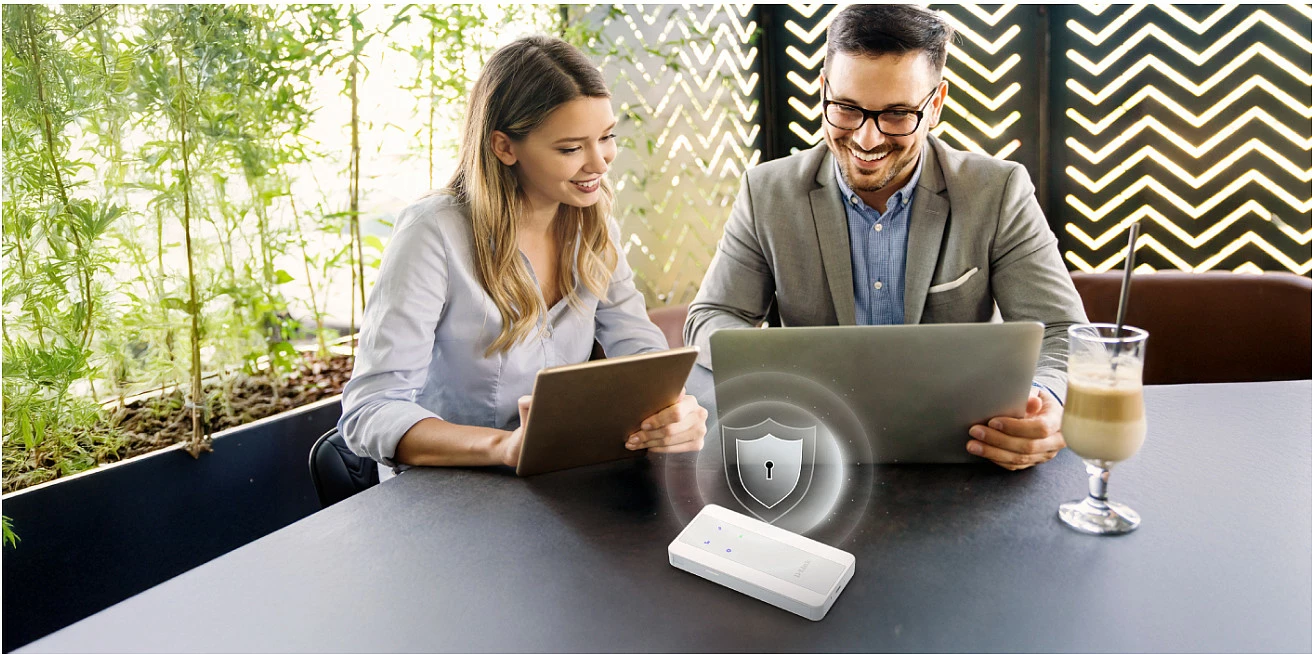 Hotspot mobil 5G D-Link NR AX1800 Wi‑Fi 6, 8000mAh, i bardhë