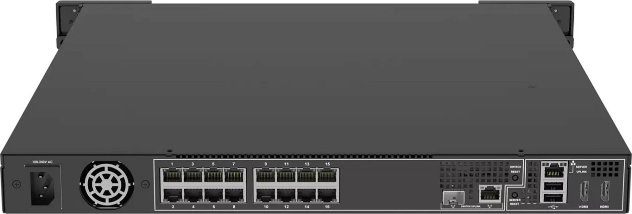 NVR Axis S2216 MK II, 8TB, 16x PoE, 1U rack, i zi
