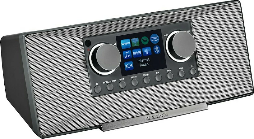 Radio interneti Medion MD 89289, DAB+/FM, Bluetooth, Wi‑Fi, 12W, gri