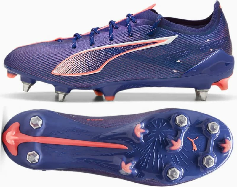 Atlete futbolli Puma për meshkuj, vjollcë dhe blu