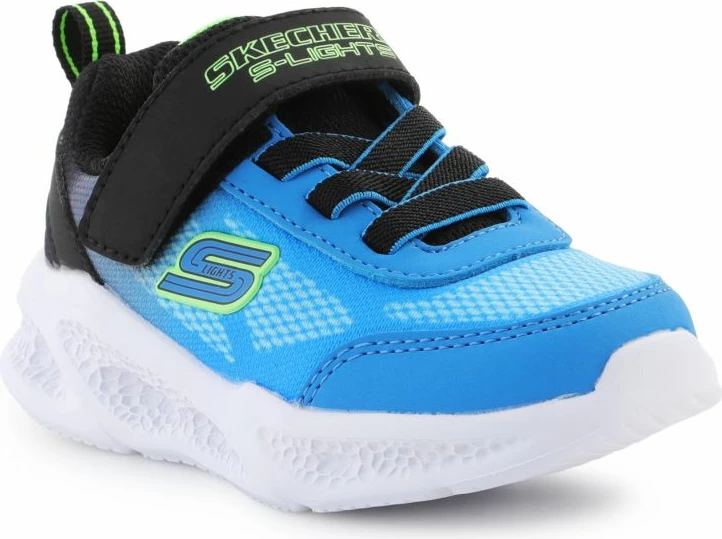 Atlete për fëmijë Skechers, të bardha të kaltërta