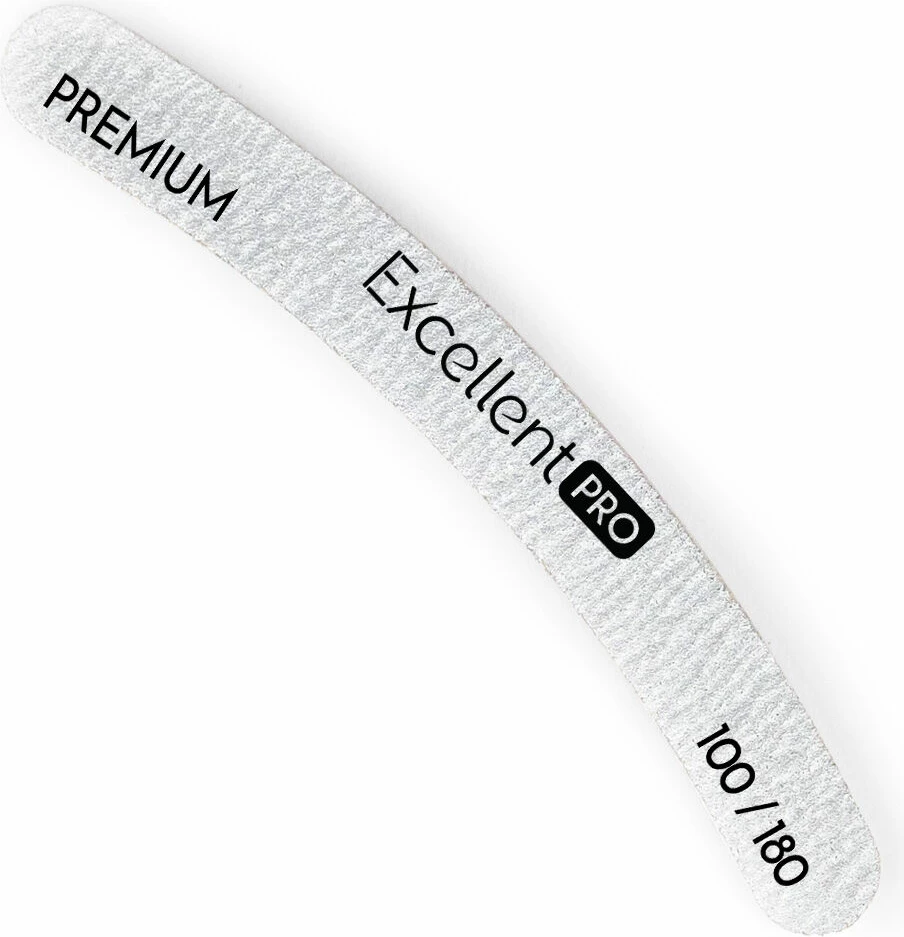 Lima për thonj Excellent PRO Premium Zebra Banana File NF30 100/180 për femra, 1 copë