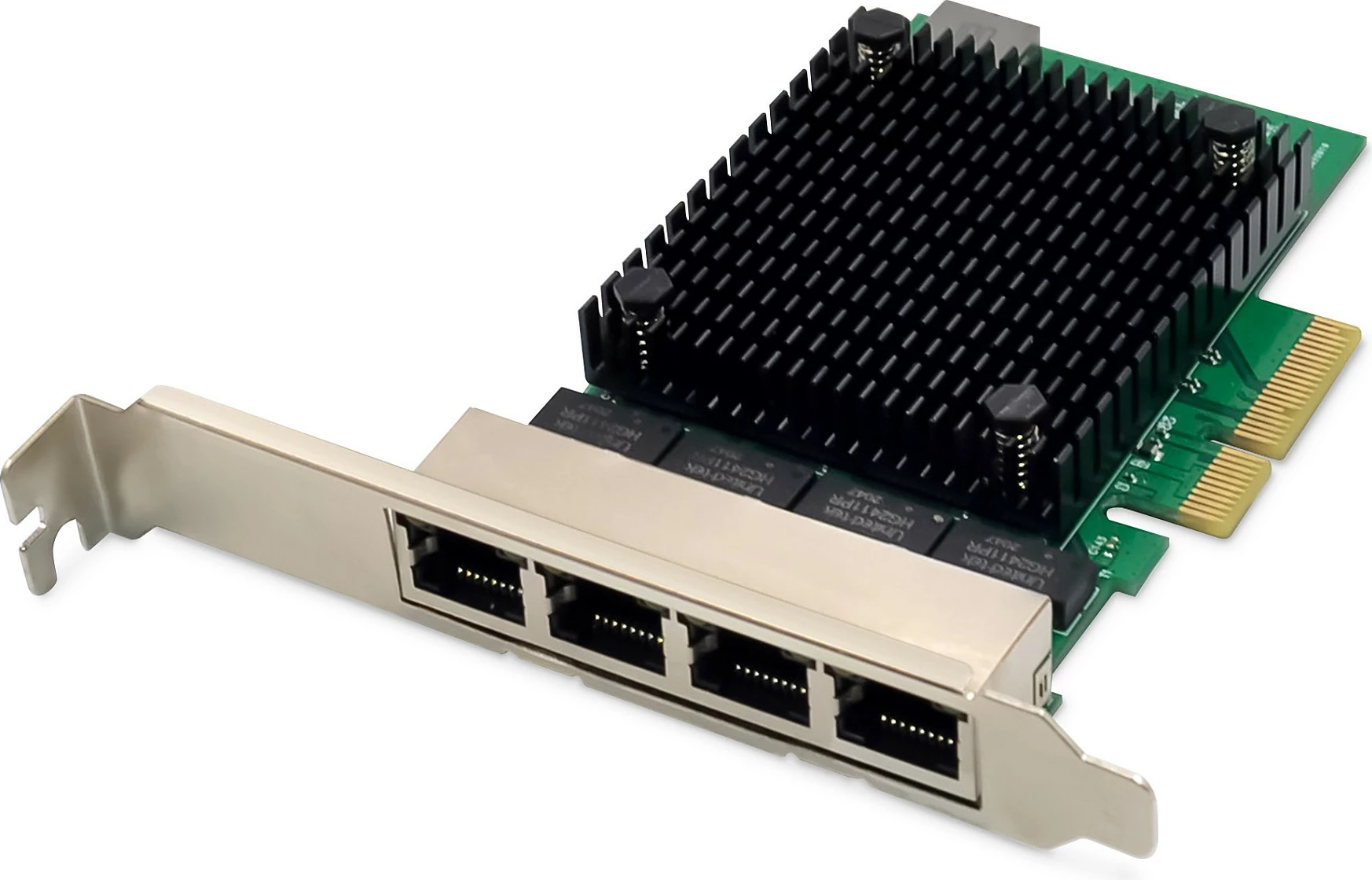 Kartelë rrjeti Digitus RTL8125B, PCIe, 4x RJ45, 2.5GbE