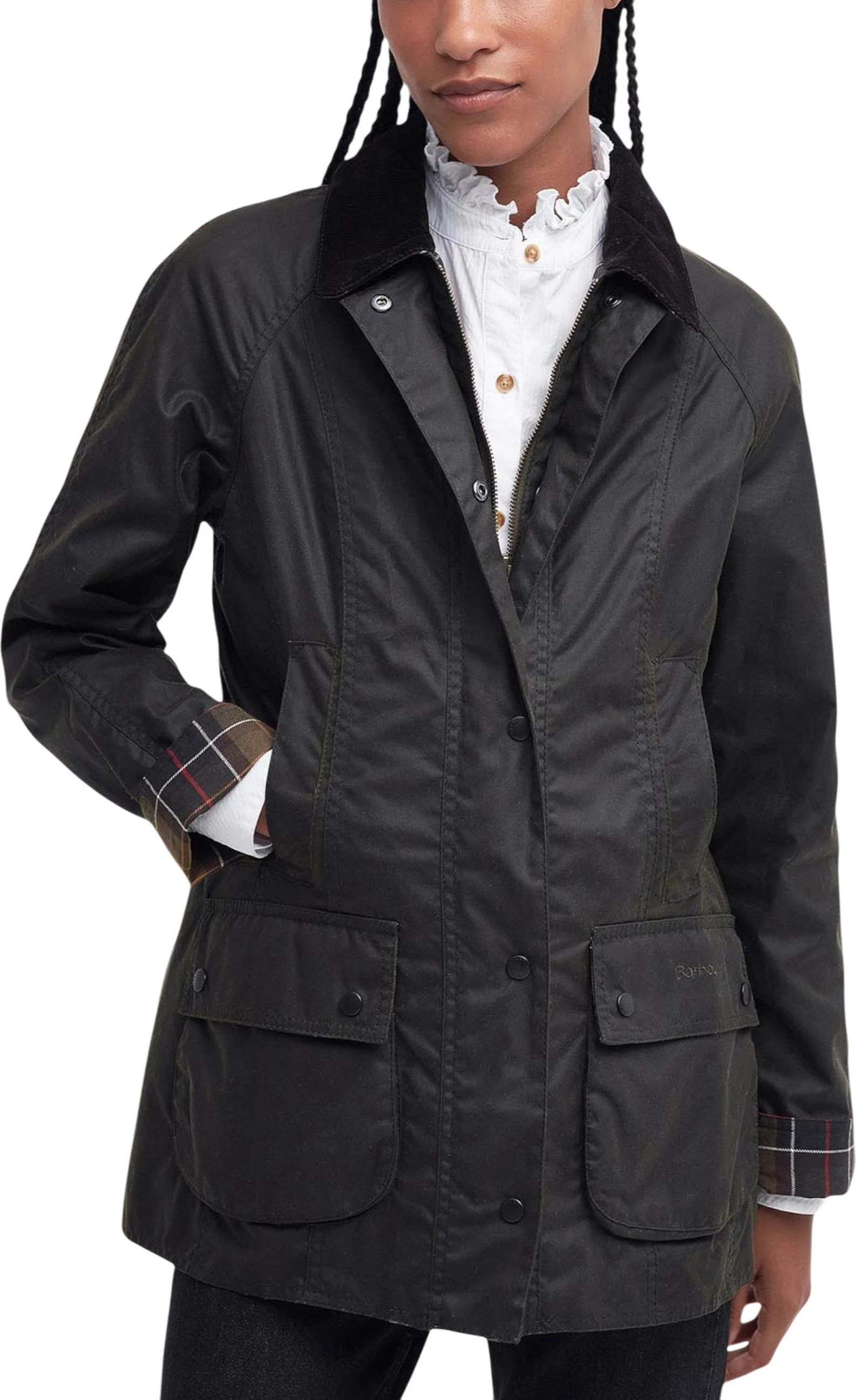 Jakne për femra Barbour Classic Beadnell LWX0668, kafe e errët [Madhësia: 14]
