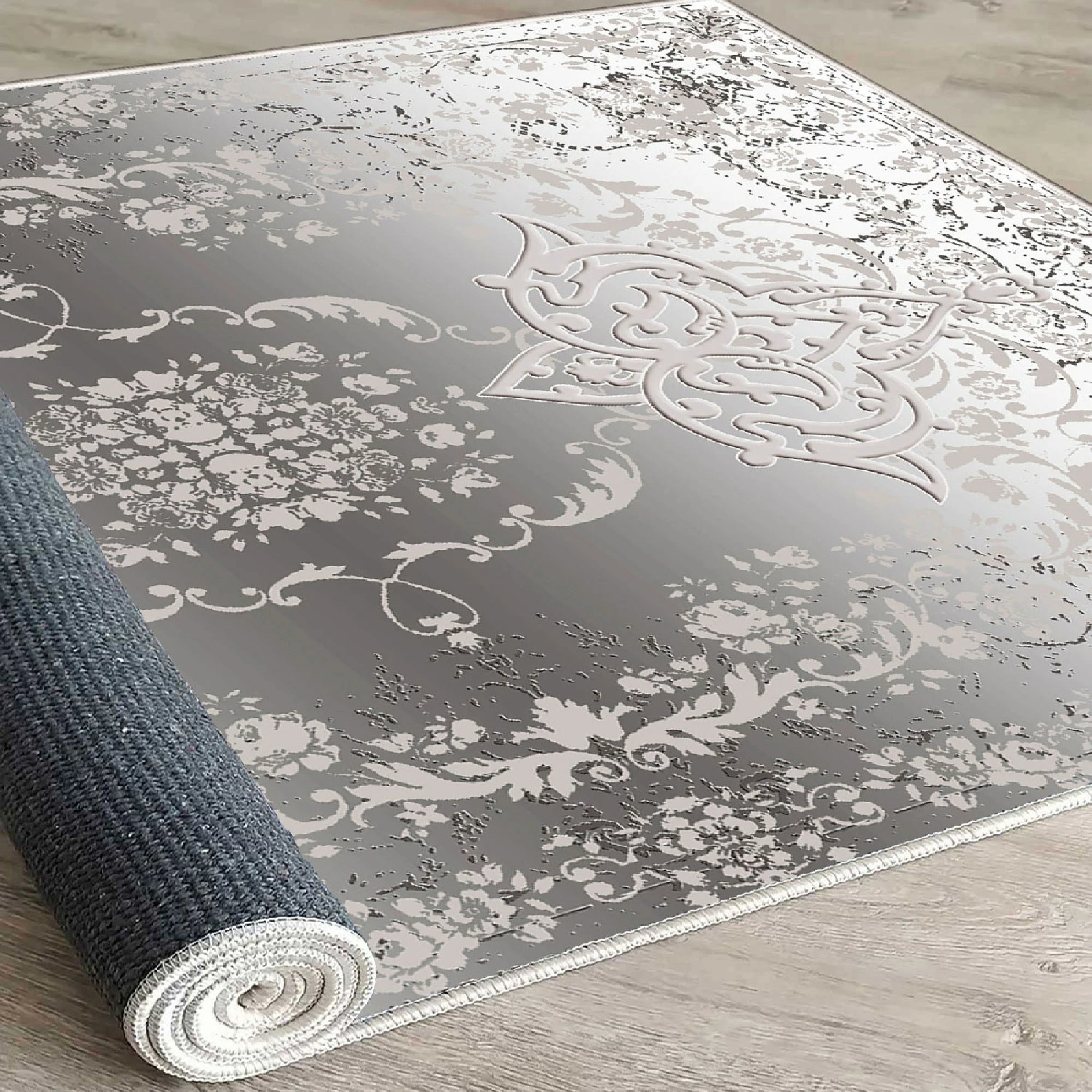 Qilim Velvet Conceptum Hypnose, Els2017, 80x120cm, i bardhë