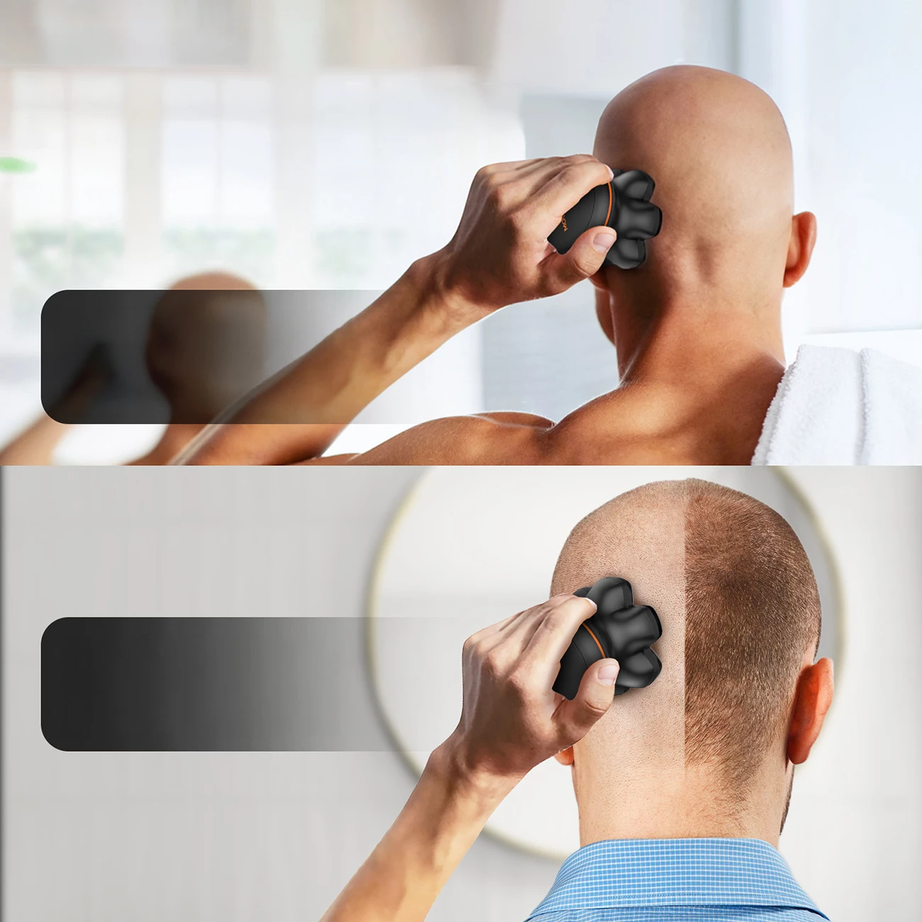 Makinë rroje MAXGROOM JK-1688, 7-koka, IPX6, USB-C, me display, e zezë, set me kabllo