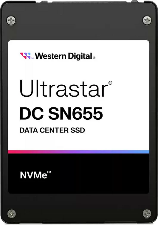 SSD Western Digital Ultrastar DC SN655 3.84TB, NVMe, 2.5 inç, U.3 PCIe 4.0