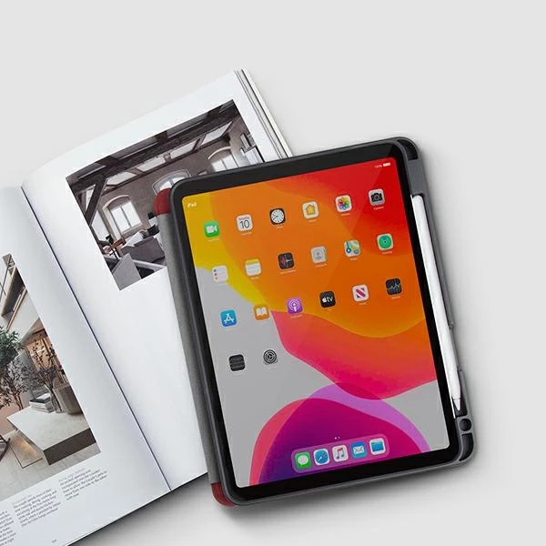 Mbështjellës UNIQ Transforma Rigor për iPad Air 10.9" (2020), e kuqe