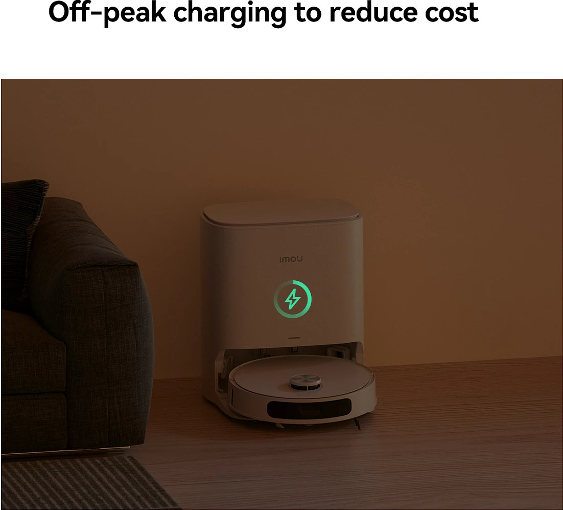 Fshesë robotike Imou RV3, me fshirje dhe LiDAR, bateri 6400mAh, e bardhë