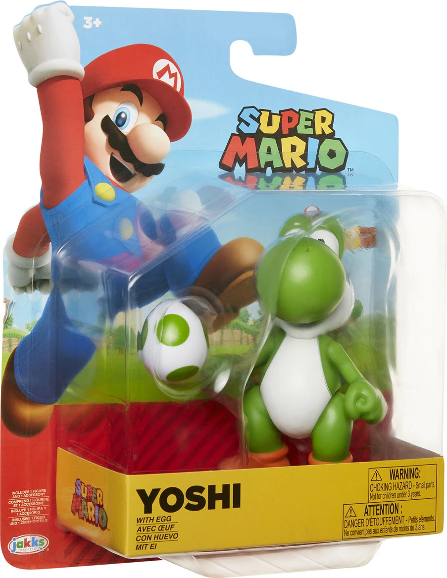 Super Mario Figure - Yoshi (Green) with Egg