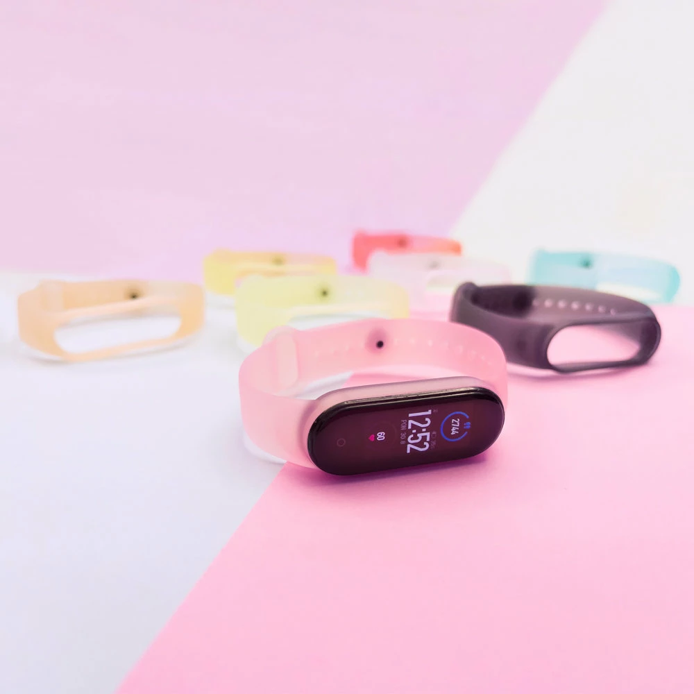 Rrip zëvendësues Hurtel për Xiaomi Mi Band 5/6, silikon, ari