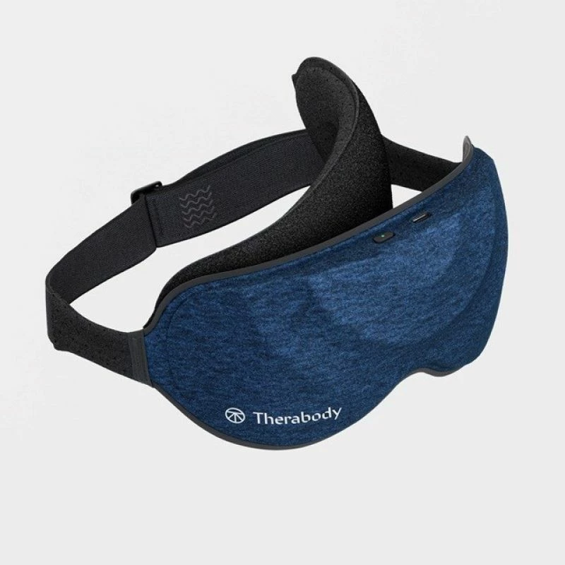 Maskë gjumi Therabody Sleep Mask, e zezë/blu