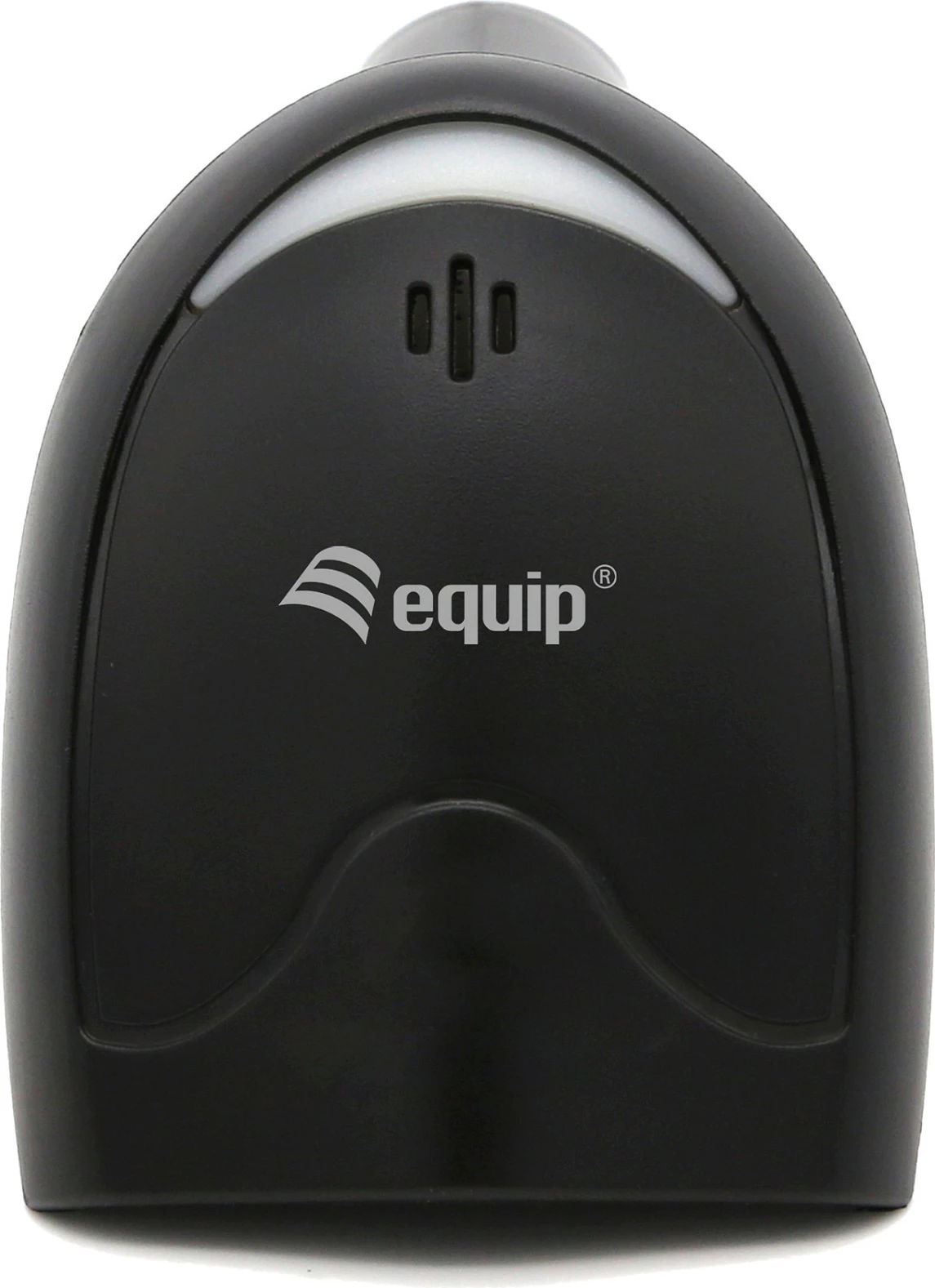 Skaner barkodi Equip 1D Laser, USB me mbajtëse, IP54, i zi