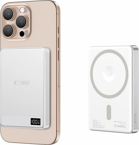 Powerbank Tech-Protect PB33 LifeMag 5000mAh, MagSafe, argjendtë