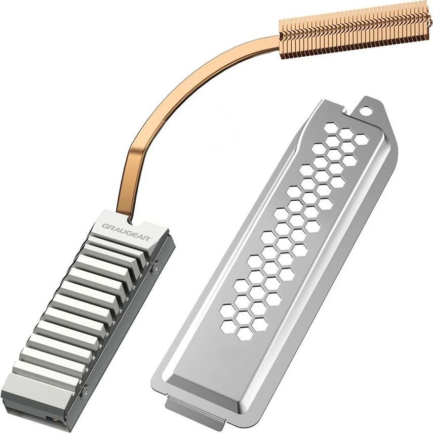 Ftohës SSD M.2 NVMe GrauGear për PS5, alumini/bakër