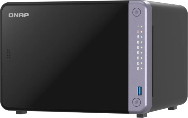 NAS server QNAP TS-632X-4G, 6-bay, 4GB RAM, 2x 10GbE SFP+, 2x 2.5GbE, i zi/gri