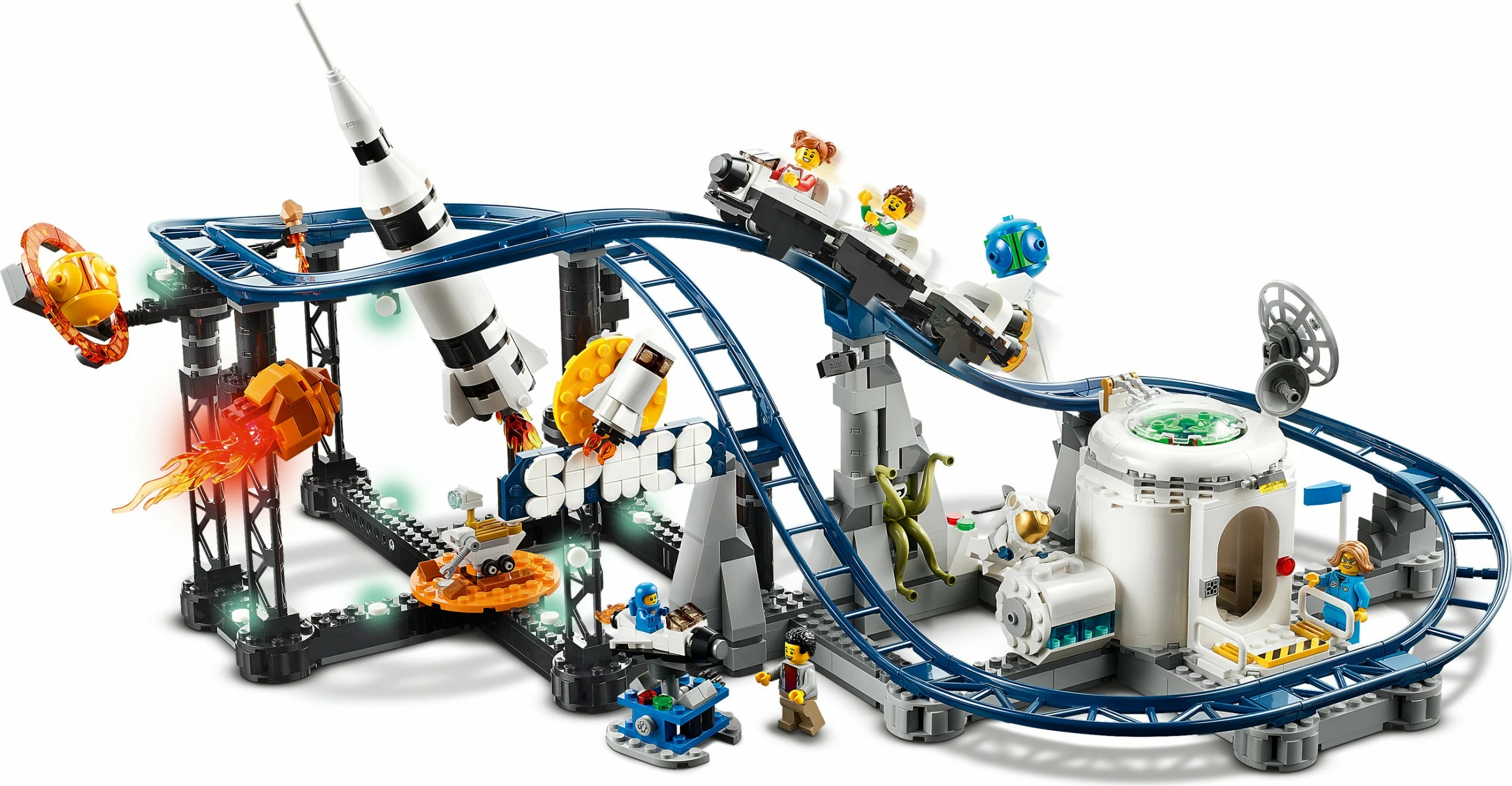 Set ndërtimi LEGO Space Roller Coaster, 9 vjeç+, 874 pjesë, Plastikë