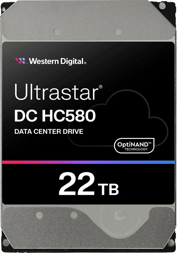 Hard disk Western Digital Ultrastar DC HC580, 22 TB, 7200 RPM, 3.5", Serial ATA